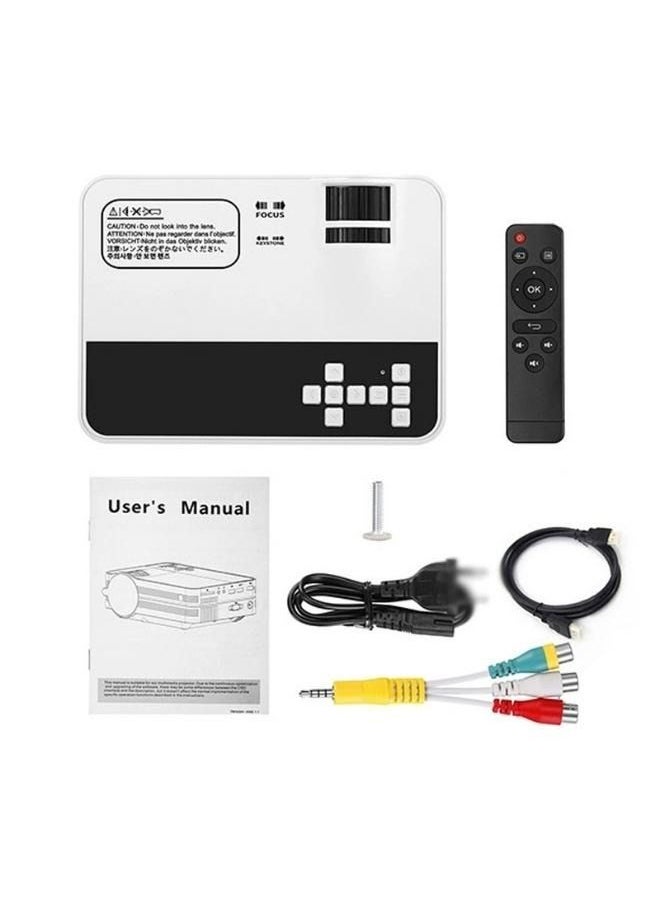 Crony - UB-10 PULS Projector Mini LED Projector Home Theater | white - Image 1