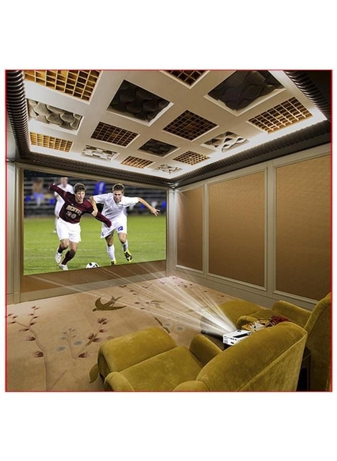 Crony - UB-10 PULS Projector Mini LED Projector Home Theater | white - Image 1