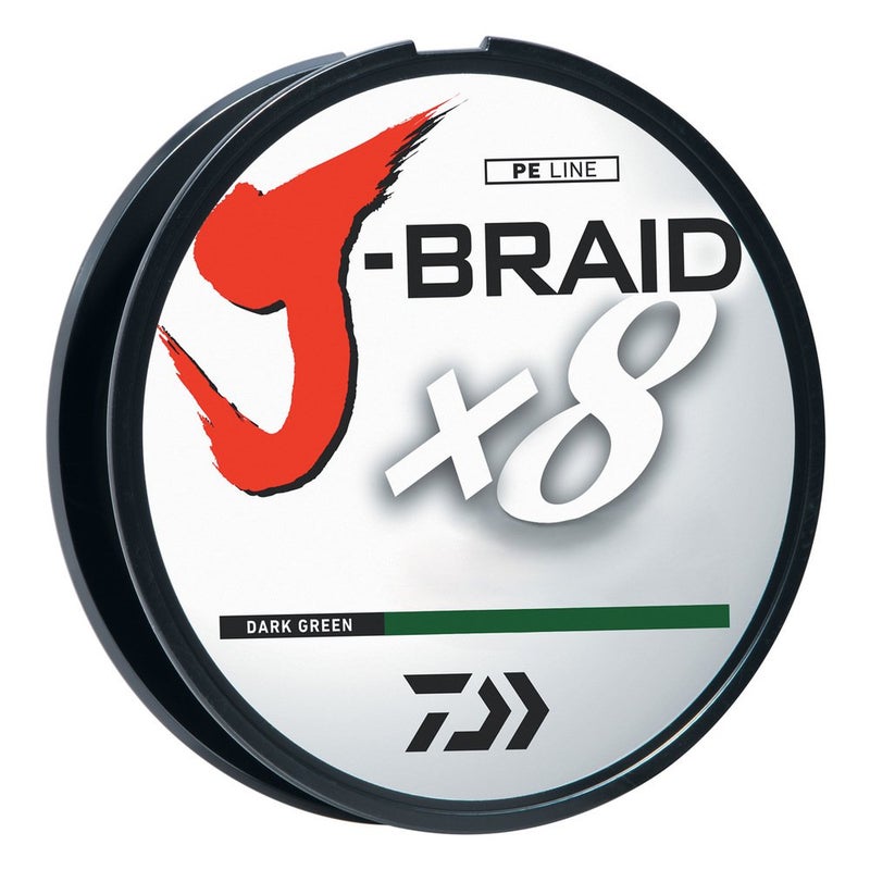 Daiwa J-BRAIDX8, Filler Spool, Dark Green, Mono Dia.= 4lb. - Image 3