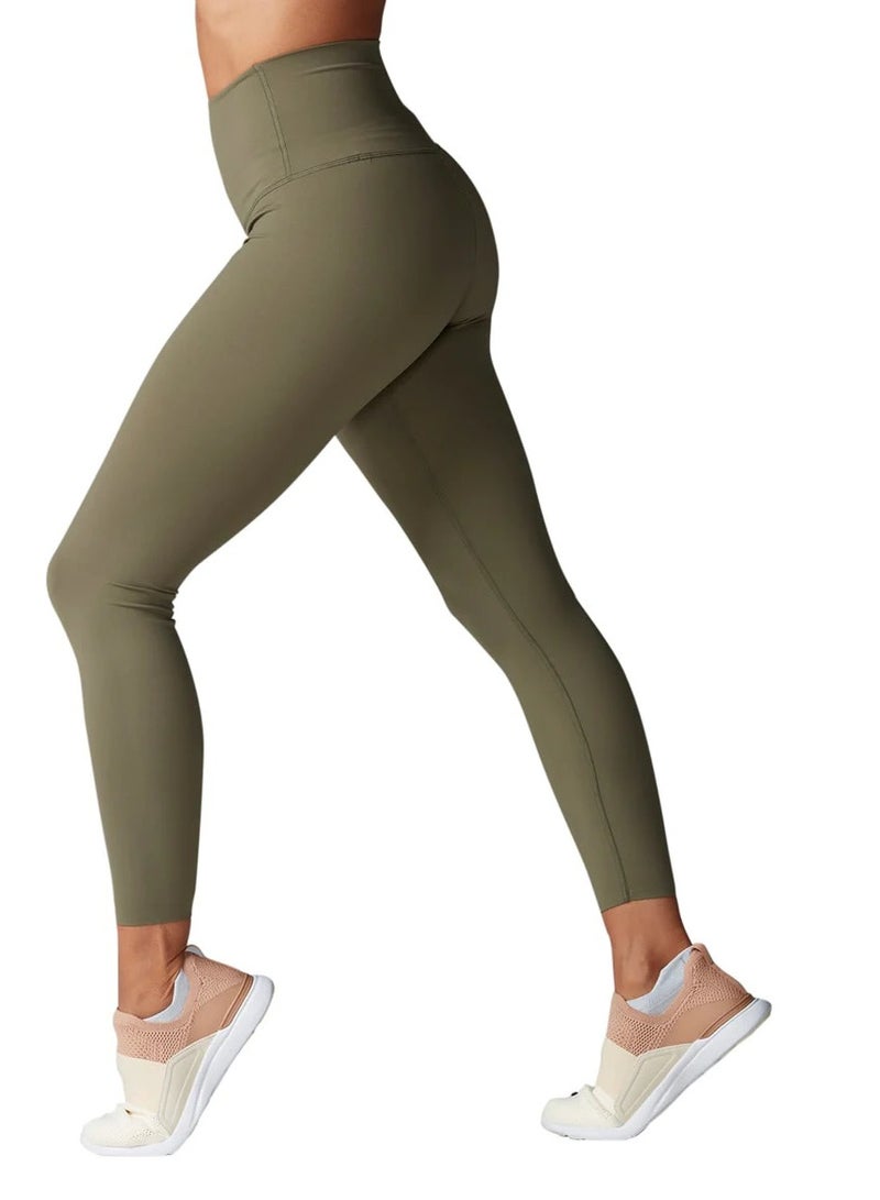 TAVI HIGH WAISTED 7/8 TIGHT OLIVE XSMALL - Image 2