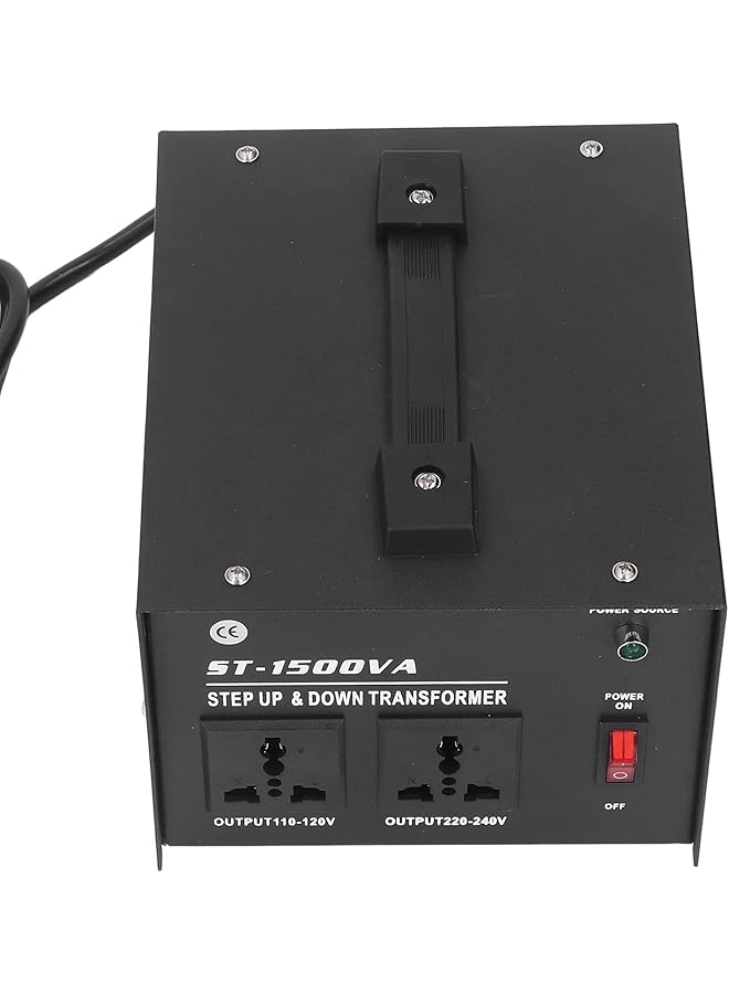 promass 1500W Power Step Up Converter Travel Adapter Power Converter 110V‑120V 220V‑240V AC Input - Image 1
