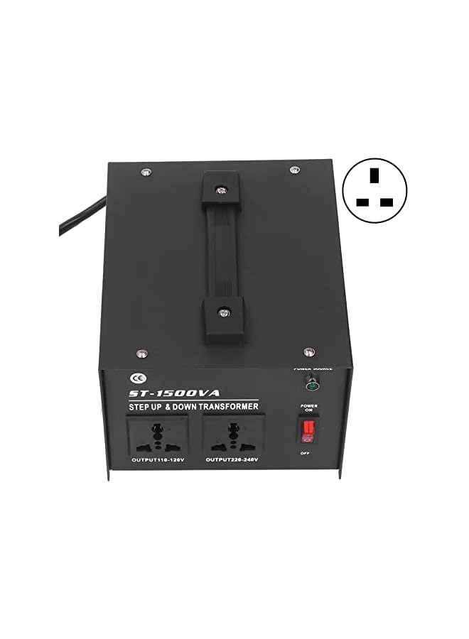 promass 1500W Power Step Up Converter Travel Adapter Power Converter 110V‑120V 220V‑240V AC Input - Image 3