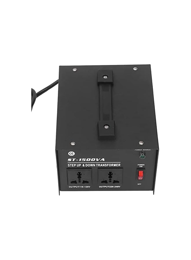 promass 1500W Power Step Up Converter Travel Adapter Power Converter 110V‑120V 220V‑240V AC Input - Image 2