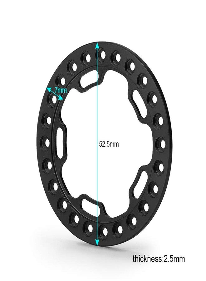 QUE-T 1.9" Beadlock Wheel Ring, 4pcs Replacement Wheel Ring for 1/10 RC Crawler Axial SCX10 90046 TRX4 - Image 2