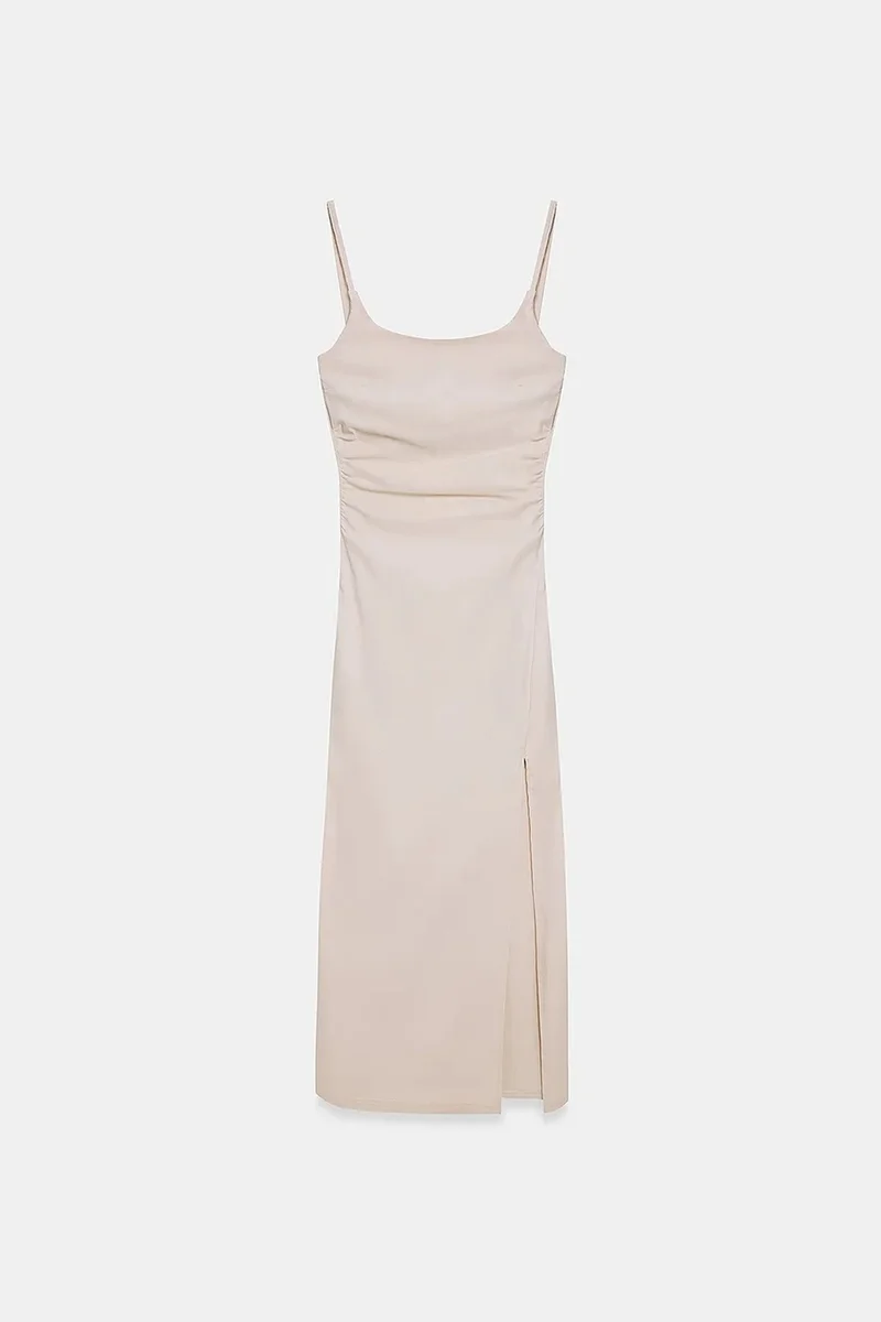 DILVIN Women’s Sleeveless Bodycon Midi Dress