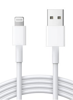 Lightning To USB Cable for iPhone iPad iPod AirPods(1 M White)