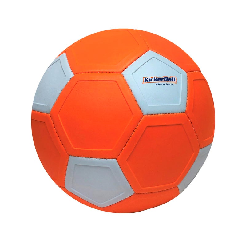Kickerball - Curve and Swerve Soccer Ball/Football Toy - Kick Like The Pros, Great Gift for Boys and Girls - Perfect for Outdoor & Indoor Match or Game, Bring The World Cup to Your Backyard, Orange - Image 2