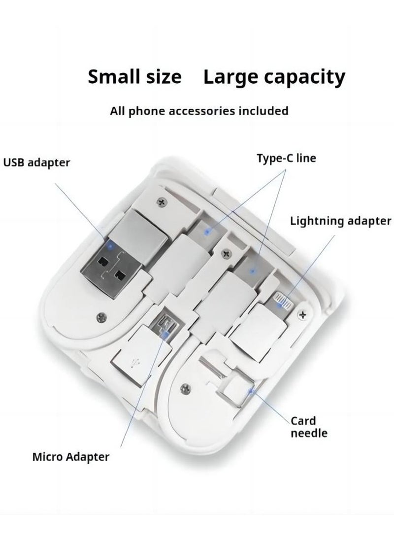 Youque - Multifunctional 10 in 1 Magsafe Wireless ChargerCable Tooling for Mobile Phone\Apple Watch\earphone Fast Charging Dock Station Black - Image 1