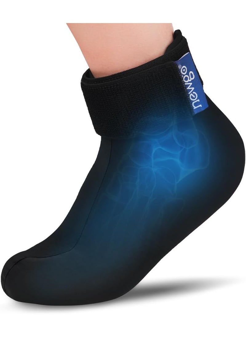 NEWGO NEWGO Cold Therapy Ice Sock Ankle Ice Pack Wrap for Swelling, Foot Ice Pack Cooling Sock for Hot Feet, Foot Ankle Sprain Relief, Plantar Fasciitis, Achilles Tendonitis, Gout - 1 Pack 