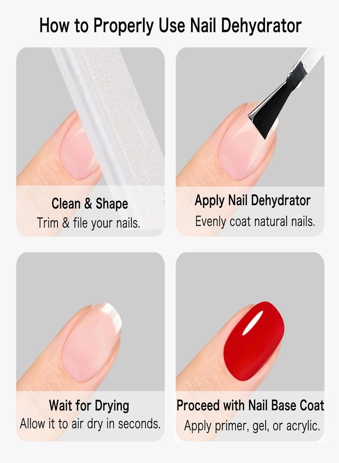Creaglam Nail Primer 15ml - Acid-Free Primer Nail Prep for Acrylic & Gel Nails - Hema-Free Bonding Formula - Strong Adhesion & Long-Lasting No-Lift Manicure - Image 5