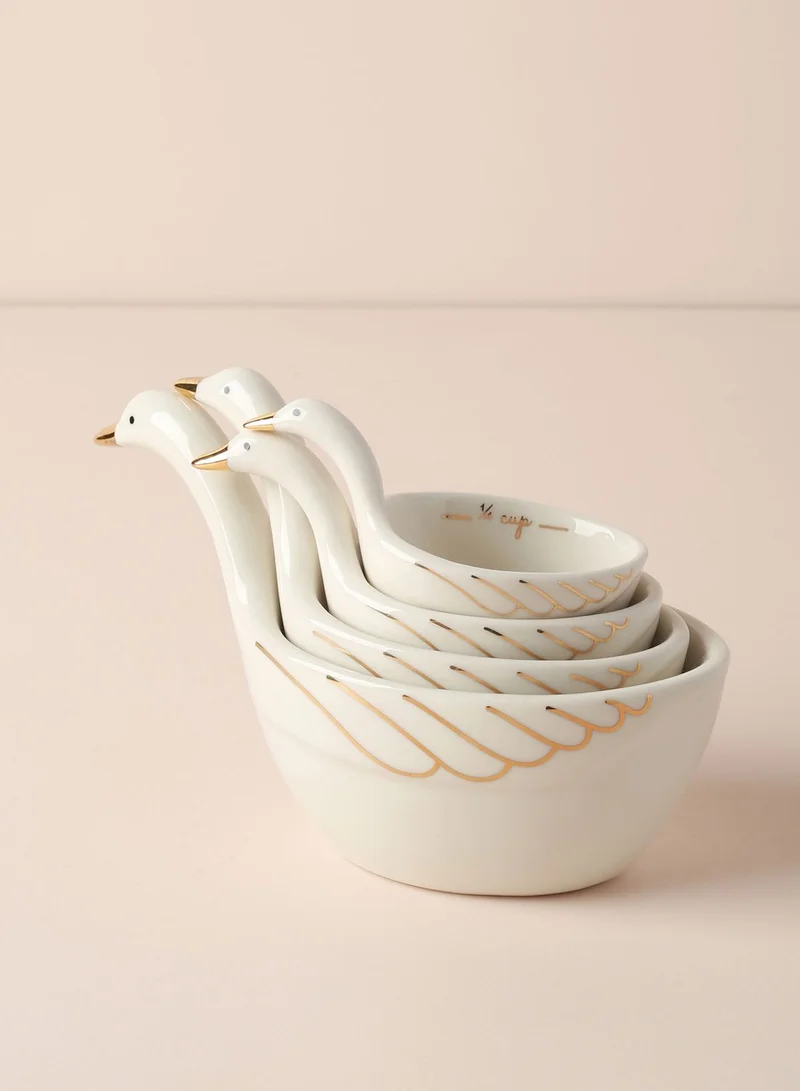 Anthropologie Home Gaggle Of Geese Measuring Cups