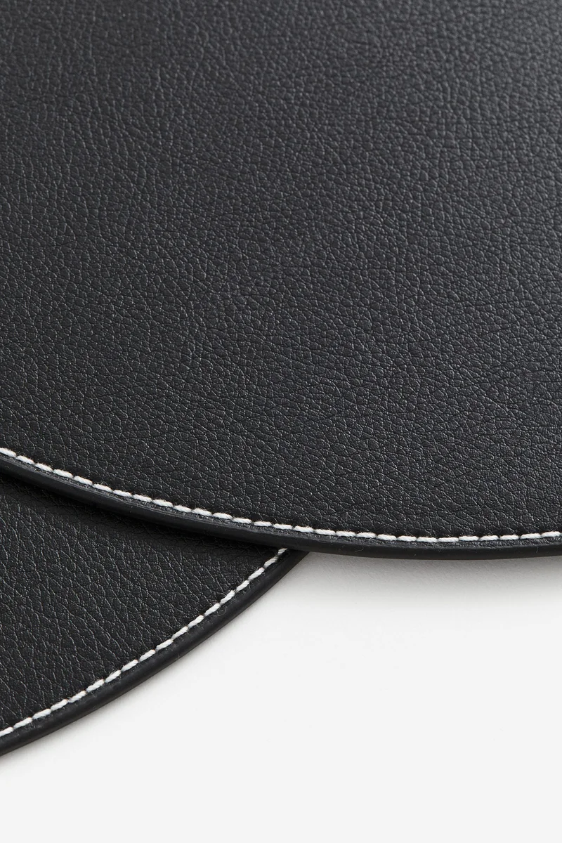 H&M 2-pack round place mats