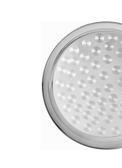 A TO Z 555 Premium Stainless Steel Round Tray 75 cm – Multipurpose Serving Plate for Biriyani, Mandi, Arabic Cuisine, Fruits, Vegetables & More  Durable & Decorative Tray for Home, Restaurant, |Mirror Finish  - Image 5