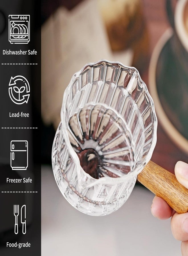 Bincoo 120ML Modern Clear Glass Espresso Shot Glass Set of 2, V-Shaped Mouth & Dual-Scale Markings, Heat-Resistant, 2 Count, Reusable, Ideal for Single or Double Shots - Image 5