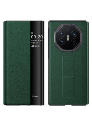 Compatible with Huawei Mate XT Ultimate Design Case with Stand Strap Hand Holder, Leather Flip Case Cover with Smart View Touch Window & Auto Screen Sleep/Wake - pzsku/Z90CC5A3D4D6551ACB33EZ/45/_/1732758956/741c9366-8aa5-45e2-a6cd-566af42f5a9e