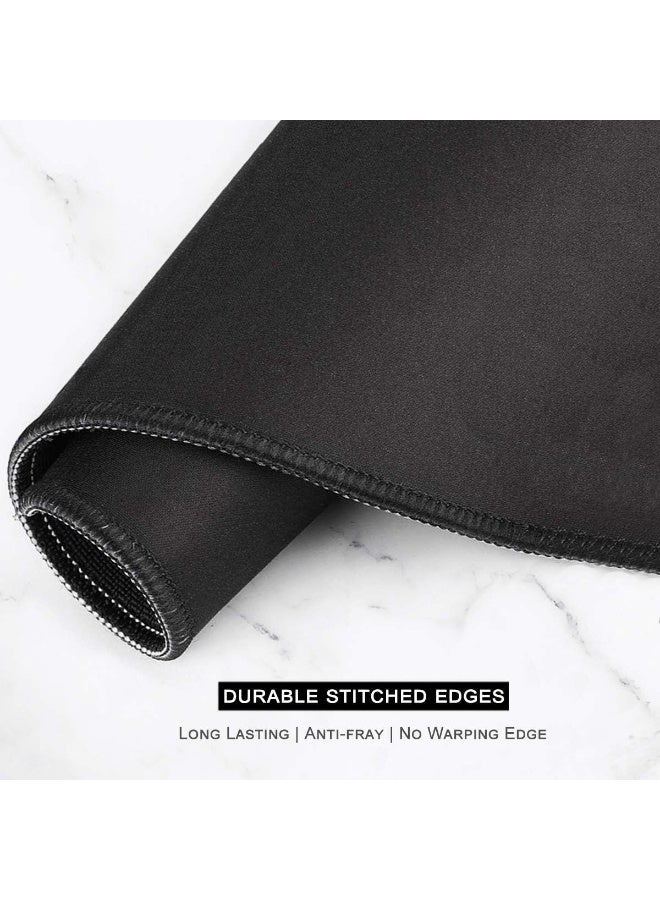 Large Mouse Pad, Full Desk XXL Extended Gaming Mouse Pad 35" X 15", Waterproof Desk Mat with Stitched Edges, Non-Slip Laptop Computer Keyboard Mousepad for Office and Home, Night Sky Design - Image 2