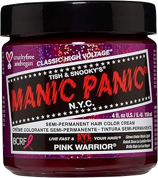 Manic Panic صبغة شعر مانيك بانك كلاسيك هاي فولتاج - الوردي المحارب - Image 1