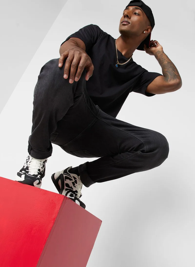 JACK & JONES 3 Pack Essential Crew Neck T-Shirt