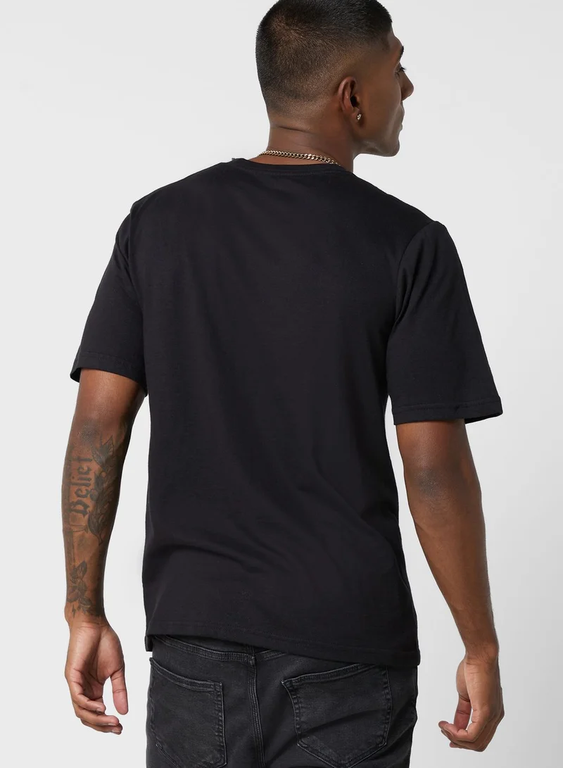 JACK & JONES 3 Pack Essential Crew Neck T-Shirt