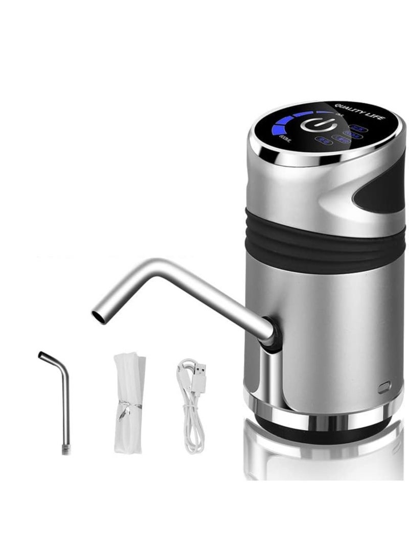 MIXDE Water Dispenser, 5 Gallon Water Dispenser, Smart Drinking Water Jug Pump Electric Touch Screen Automatic Water Pump Dispenser Switch with Child Lock for Camping Kitchen Office Kitchen, Workshop  - Image 3