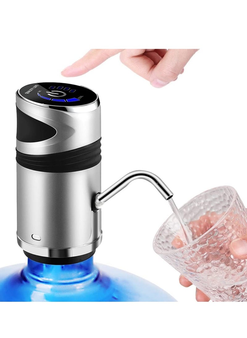 MIXDE Water Dispenser, 5 Gallon Water Dispenser, Smart Drinking Water Jug Pump Electric Touch Screen Automatic Water Pump Dispenser Switch with Child Lock for Camping Kitchen Office Kitchen, Workshop  - Image 5