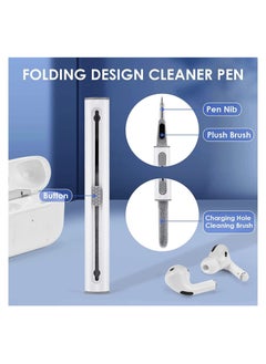 Generic Upgraded Airpod Cleaner Kit- Earbuds Cleaning Kit Pen Multi-Function iPhone Airpods Cleaning Putty Tool, Remove Ear Wax Dirt from Earbud Headphones Airpods Pro 3 Keyboard Phones  - Image 3