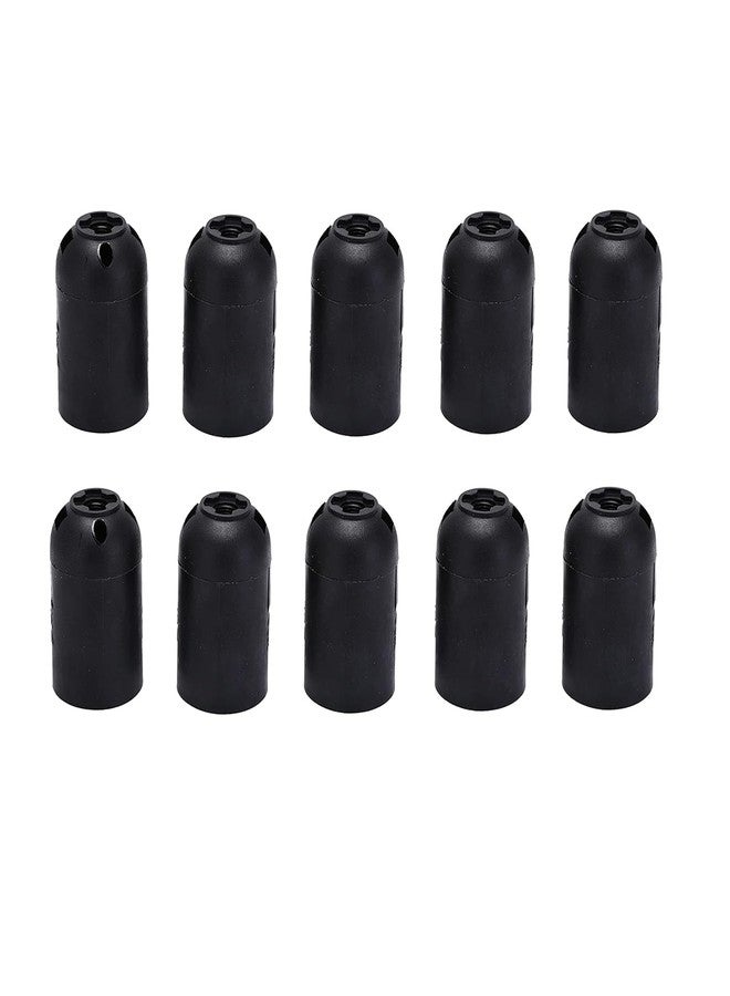KAKA LIGHT حامل مصباح KAKA LIGHT E27 أسود سادة (عبوة من 10 قطع) - Image 1