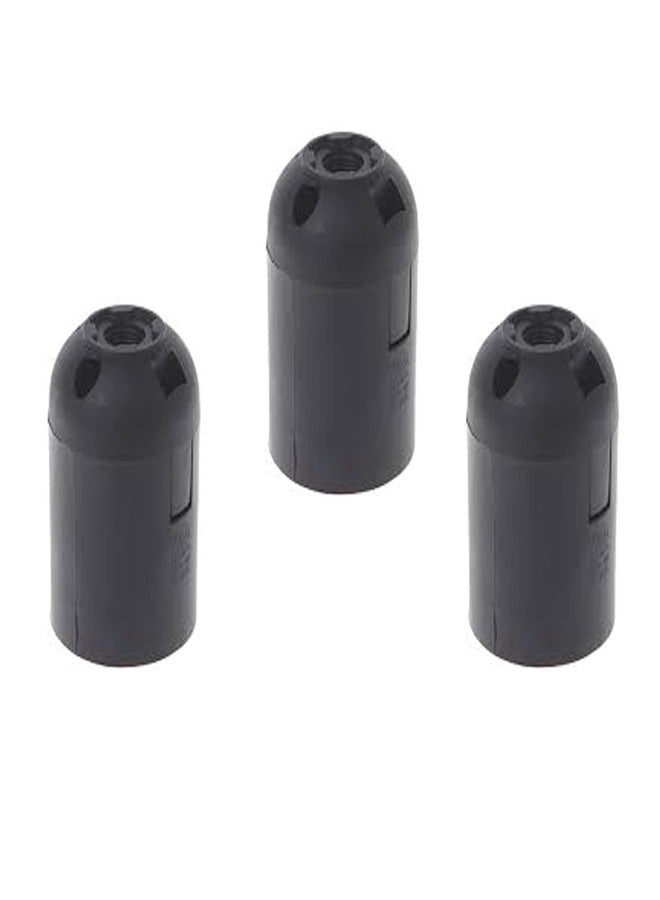 KAKA LIGHT حامل مصباح KAKA LIGHT E27 أسود سادة (عبوة من 10 قطع) - Image 4