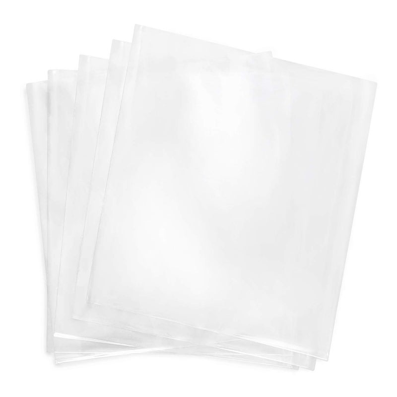 Morepack Shrink Wrap Bags,200 Pcs 7x7 Inches Clear PVC Heat Shrink Wrap for Packagaing Soap,Bath Bombs,Candles, Jars and Homemade DIY Projects - Image 1