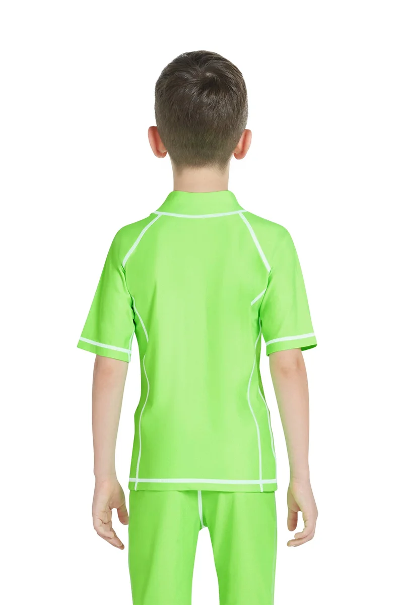 COEGA SUNWEAR COEGA Boys Kids Rashguard Short Sleeve - Navy Sharks
