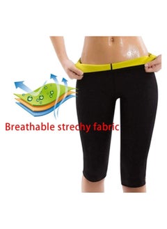 Women Neoprene Sauna Sweat Workout Shorts Weight Loss slimming thermo pants Leggings for Fat Burning weight loss Body Shaper, Fits Swimming Sauna Yoga Gym Cycling,XL