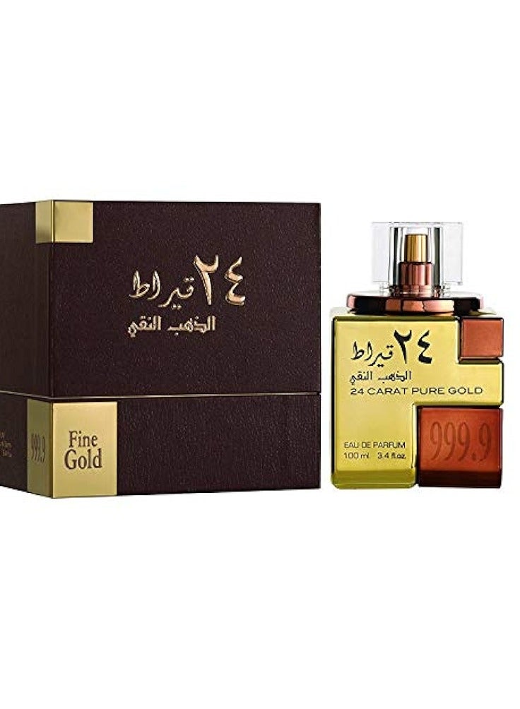 لطافة بخاخ او دي بارفان بيور جولد 24 قيراط 100مل - Image 2