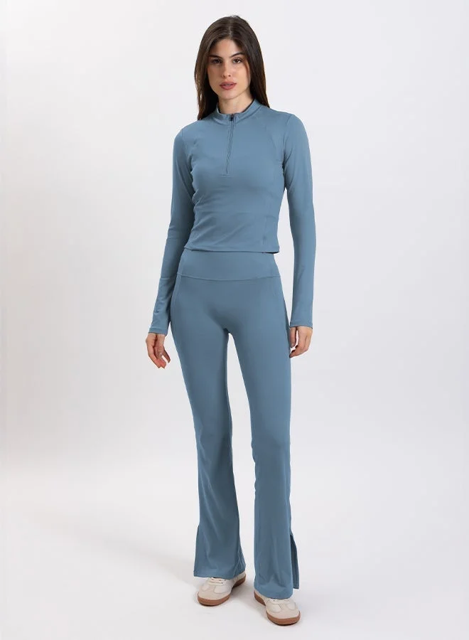 شايبس بلوزة قصيرة بسحاب ناعم