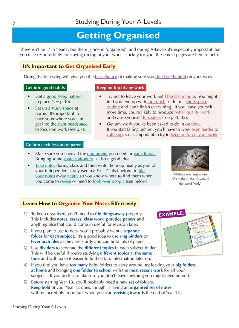 How to Revise for A-Level: Study Skills & Planner - from CGP, the Revision Experts (inc Videos)  - Image 2