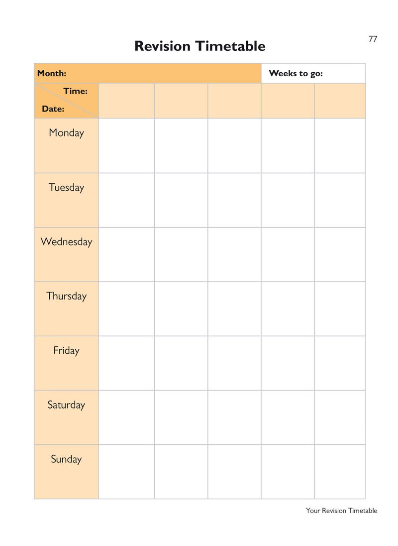 How to Revise for A-Level: Study Skills & Planner - from CGP, the Revision Experts (inc Videos)