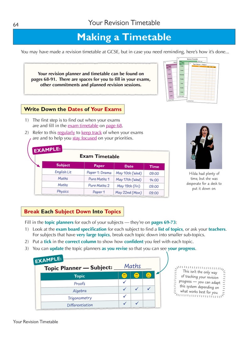 How to Revise for A-Level: Study Skills & Planner - from CGP, the Revision Experts (inc Videos)