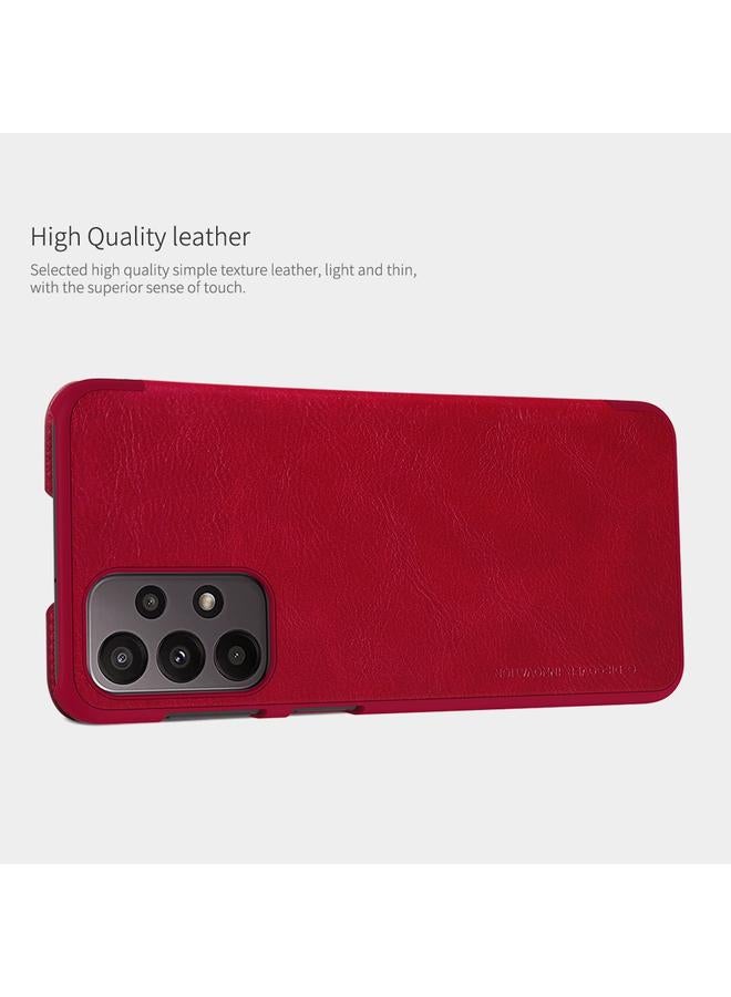 Nillkin Case For Samsung Galaxy A23 4G QIN Series Crazy Horse Texture Leather Case - Image 5