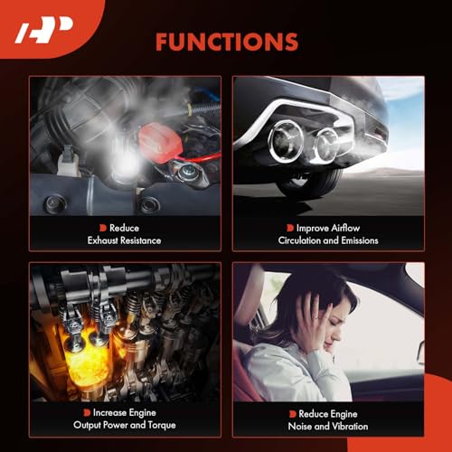 A-Premium Engine Exhaust Manifold Kit W/Gasket, Studs, Nuts, Heat Shield [4Cyl 1.6L 1.8L] Compatible with Chevy, Geo & Toyota - Corolla 1988-1997, Prizm 1989-1997, Nova 1988, Celica, Replace# 94856515 - Image 5