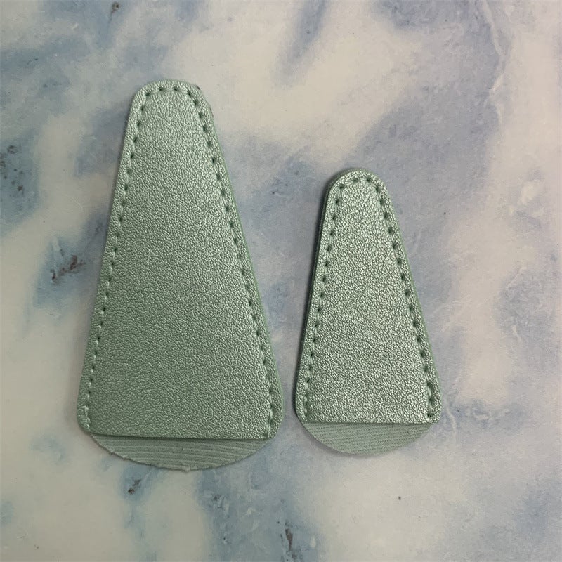 Fashion Beauty Cutters Large Small Size Protective Case Thickened Storage Case 12 Color Printable Logo Eyebrow Cutters Makeup Cutters Leather Case - Image 1