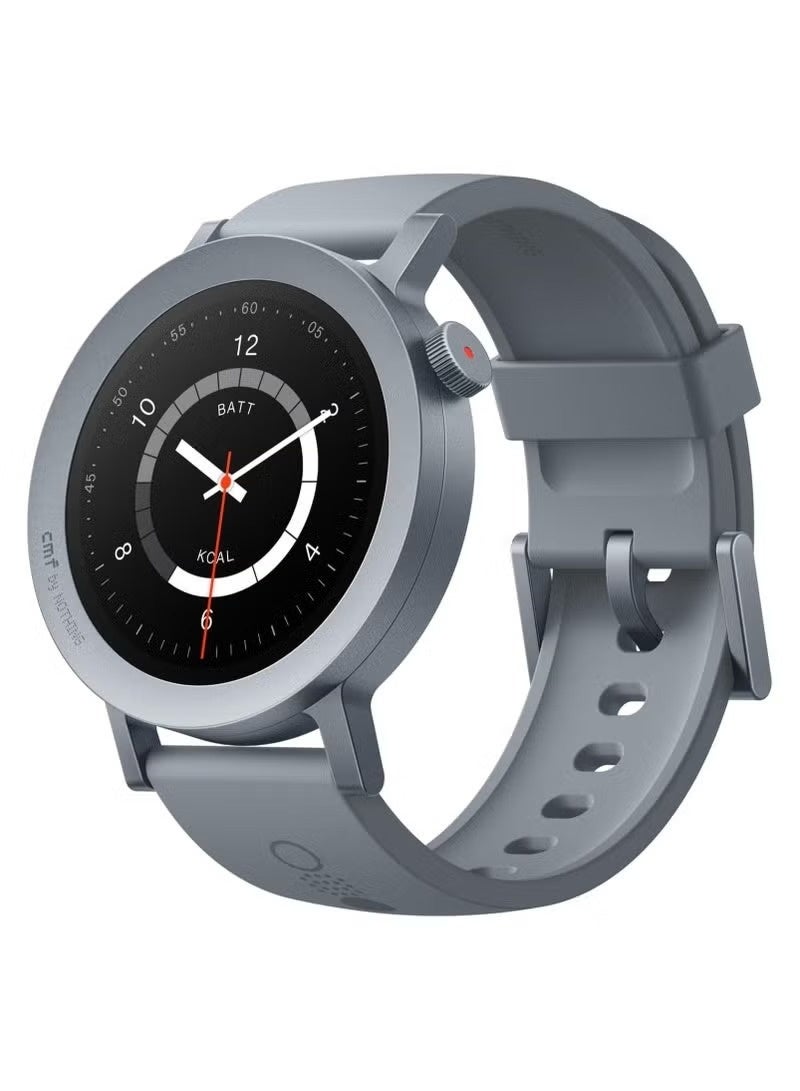 CMF Watch Pro 2 Smartwatch for Men Women, Fitness Tracker with Heart Rate, SPO₂ Monitoring,120 Sports Model, Bluetooth Calls with AI Noise Reduction, IP68 Waterproof with GPS for Android iOS Ash Grey - Image 1