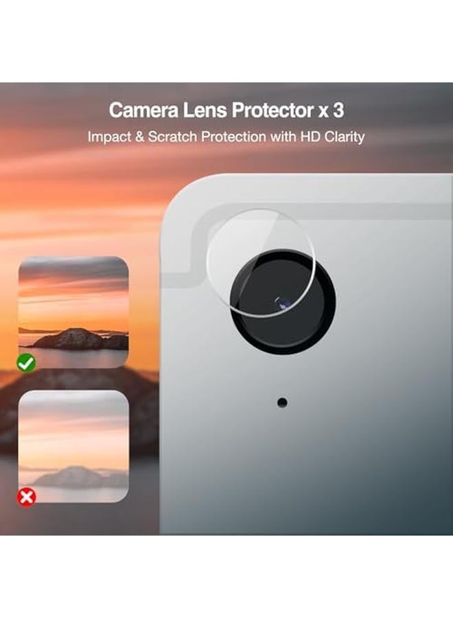 Procases 2 Pack Screen Protectors For Galaxy Tab S9 Fe 5G Wifi 10.9" 2023 + 3 Pack Camera Lens Protectors Tempered Glass Film Guard For Galaxy Tablet Sm X510 X516 X518 2 Pack - Image 2