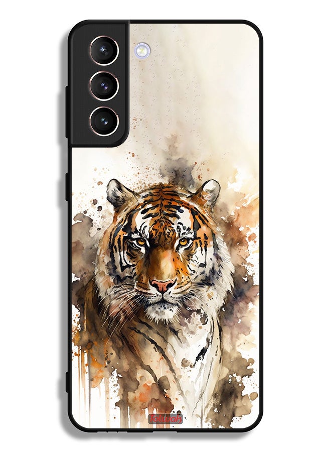 Tolwak Samsung Galaxy S21 Plus 5G Protective Case Cover Leopard Abstract Art - Image 3