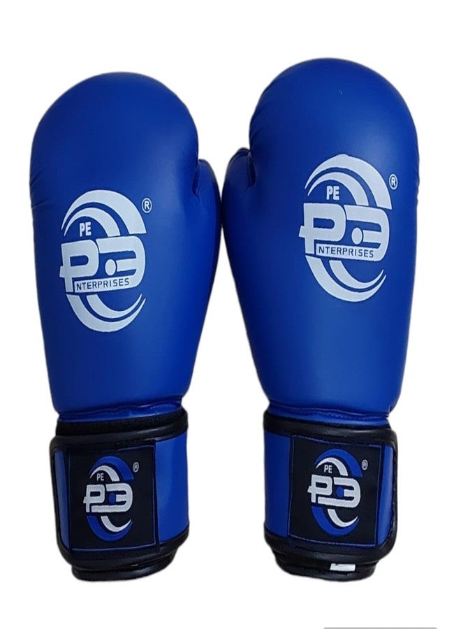 PE Enterprises Boxing Gloves, Blue, Training and Sparring Gloves for Men (Blue, 8oz) - Image 1