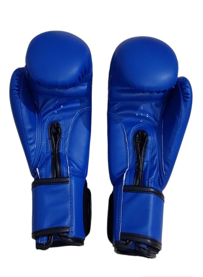 PE Enterprises Boxing Gloves, Blue, Training and Sparring Gloves for Men (Blue, 8oz) - Image 4