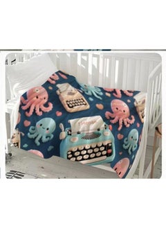 General Baby and children's cartoon flannel thin blanket (warm and comfortable, suitable for sleep, game use) 70cm*100cm - 465  - Image 1