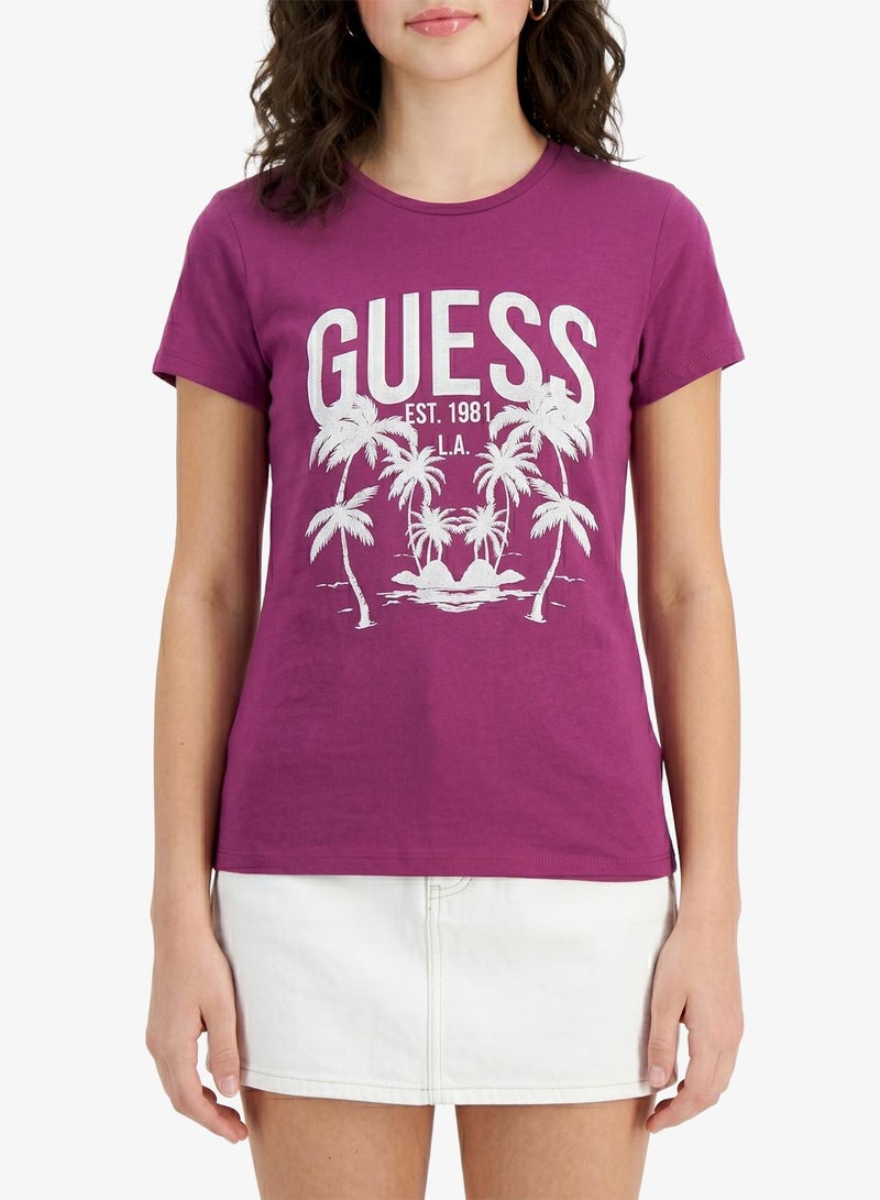 GUESS Youth Graphic Crew Neck T-Shirt - Image 5