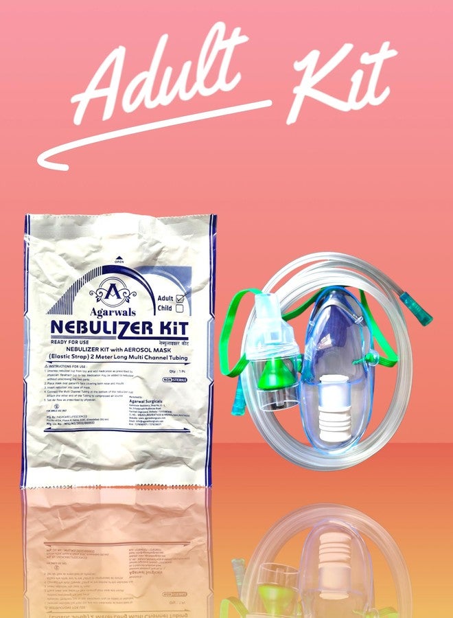 Agarwals Nebulizer Mask with Air Tube and Medicine Chamber (Adult Kit) - Pack of 2 - Image 3