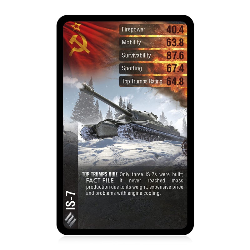 Top Trumps Card Game World of Tanks - Family Games for Kids and Adults - Learning Games - Kids Card Games for 2 Players and More - Kid War Games - Card Wars - for 6 Plus Kids - Image 2