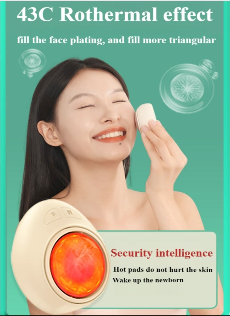 Healife Jade Vibration Therapy, Skin Beauty Device with 4 Color LED, Suitable for Face and Body Rejuvenation Device, Portable Skin Care Tool, Jade Anti-Wrinkle Face and Neck Massager  - Image 4