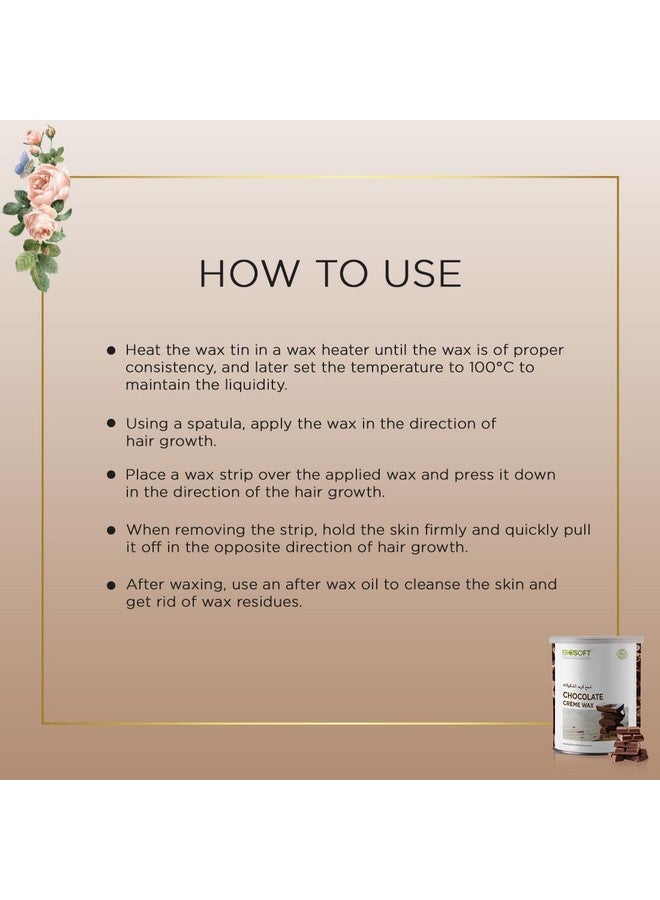 بيو سوفت شمع كريم الشوكولاتة القابل للذوبان في الدهون 800 مل، مضاد للأكسدة ومضاد للالتهابات، لجميع أنواع البشرة - Image 5